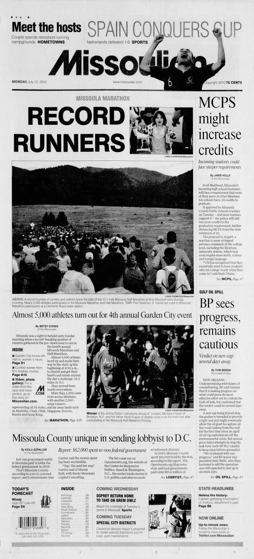 Monday, July 12, 2010